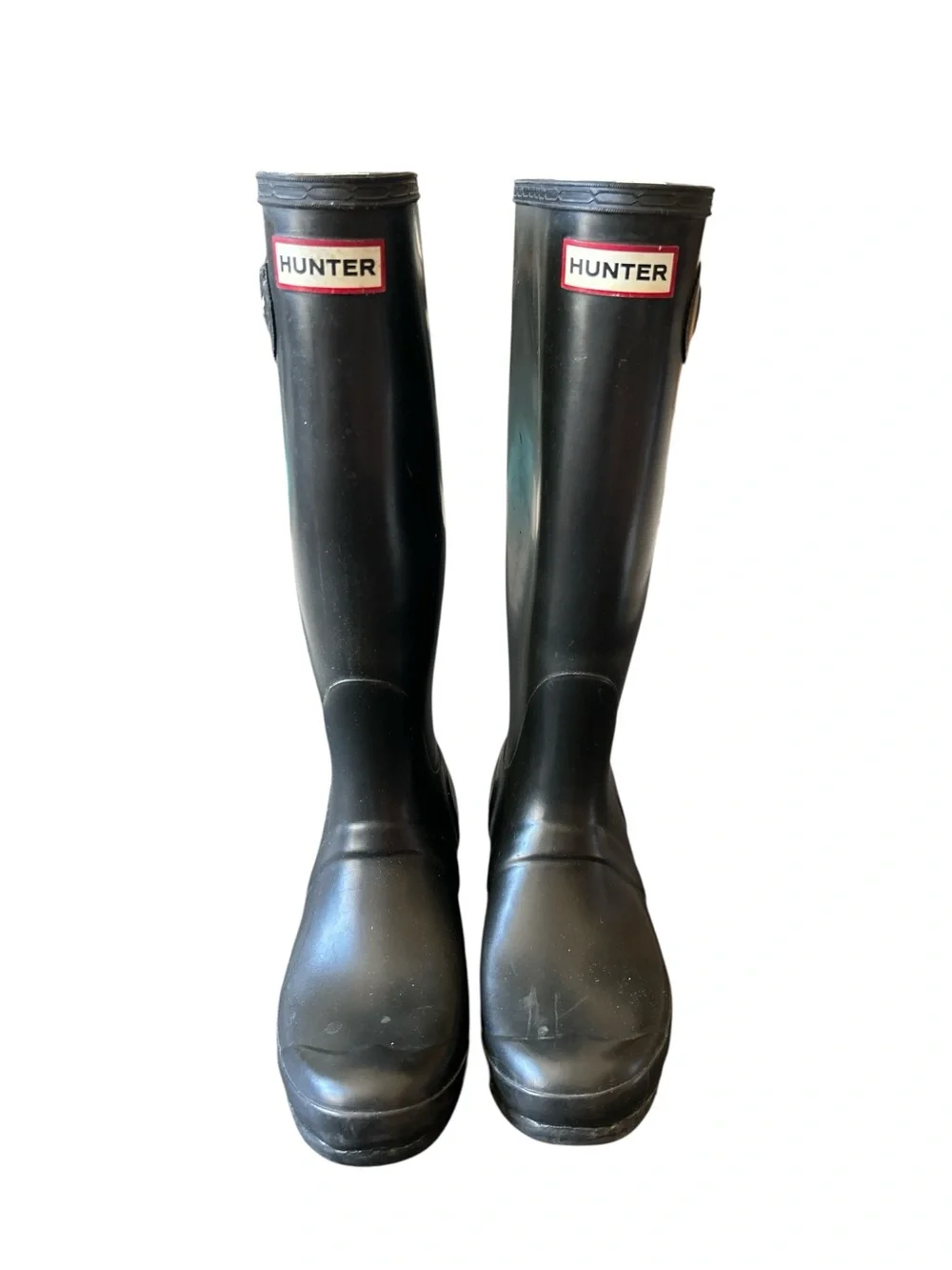 Hunter Black Gloss Original Tall Rain Boots